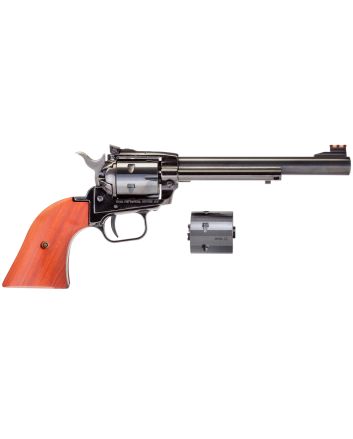 Heritage Mfg RR22MB6AS Rough Rider22 LR 22 WMR 6 Shot 6.50" Black Barrel, Cylinder &amp; Frame, Cocobolo Grips