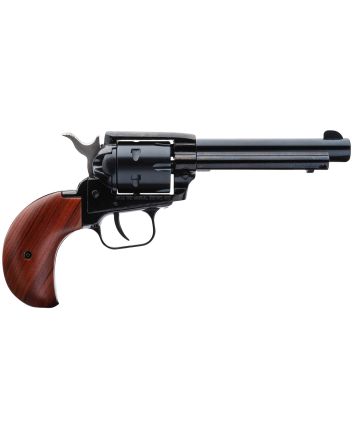Heritage Mfg RR22MB4BH Rough Rider22 LR/22 WMR 6 Shot, 4.75" Steel Black Barrel, Cylinder &amp; Black Zinc Alloy Frame, Cocobolo Bird Head Grip, Hammer/Thumb Safety, Exposed Hammer