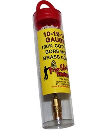 Pro-Shot MP12 Bore Mop10/12/16 Gauge Shotgun #5/16-27 Thread Cotton 1.75" Long