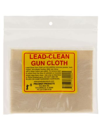 Pro-Shot LCC Lead Clean Gun Cloth Cotton 8.75" x 11.25"
