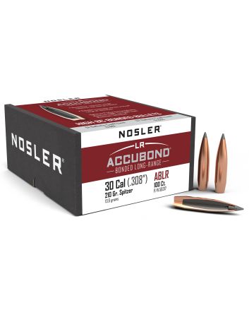 Nosler 58317 AccuBond Long Range 30Cal 210gr Spitzer Point 100/Box