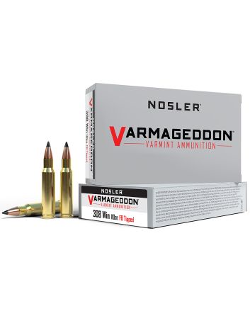 Nosler 40272 Varmageddon308Win 110gr Flat Base Tipped 20 Per Box/10 Case