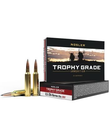 Nosler 60128 Trophy Grade Long-Range 6.5x284Norma 129gr Nosler Spitzer AccuBond Long Range 20 Per Box/10 Case
