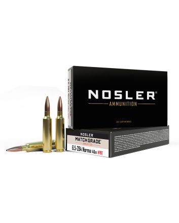 Nosler 44166 Match Grade6.5x284Norma 140gr Custom Competition Hollow Point Boat Tail 20 Per Box/10 Case