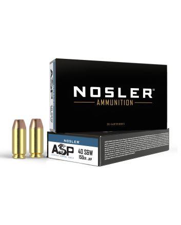 Nosler 51181 Assured Stopping Power Handgun 40S&amp;W 150gr Jacketed Hollow Point 50 Per Box/10 Case