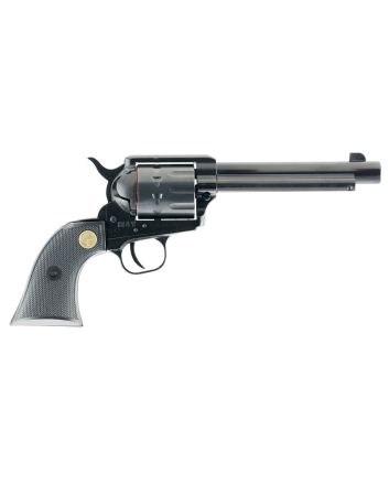 Chiappa Firearms CF340160D SAA 1873Medium Frame 22 LR/22 WMR 10 Shot, 5.50" Blued Steel Barrel, Blued Steel Frame, Blued Cylinder, Black Polymer Grip, Exposed Hammer