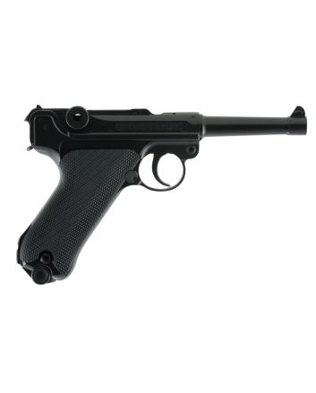 Umarex USA 2251800 Legends P.08CO2 177 BB 21+1 4.60" Black Polymer Grips