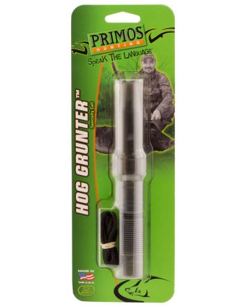 Primos PS320 GrunterGrunter Call Hog Sounds Attracts Hog Gray Plastic