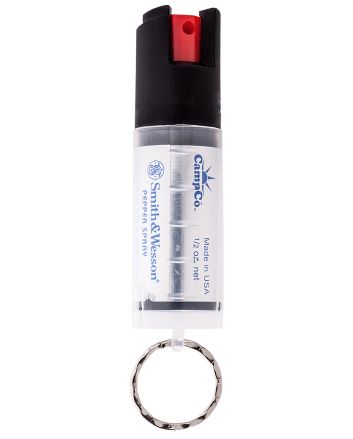 S&amp;W Pepper Spray 1201 Pepper SprayOC Pepper Range 10 ft 0.50 oz Clear Includes Keycap
