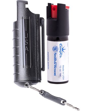 S&amp;W Pepper Spray 1403 Pepper SprayOC Pepper Range 10 ft 0.50 oz Includes Case