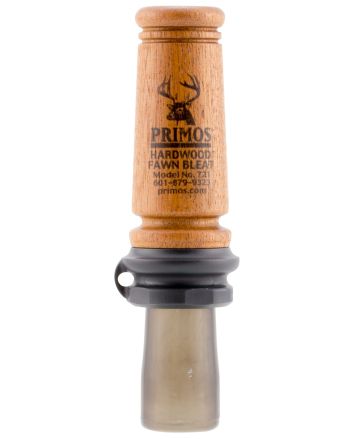Primos 721 Hardwood Fawn Bleat Open Call Fawn Sounds Attracts Deer Brown Hardwood