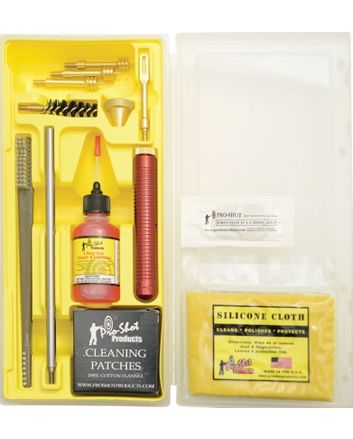 Pro-Shot MPK3845 Classic Box Kit .38/ .45 Cal Pistol/Yellow Plastic Case