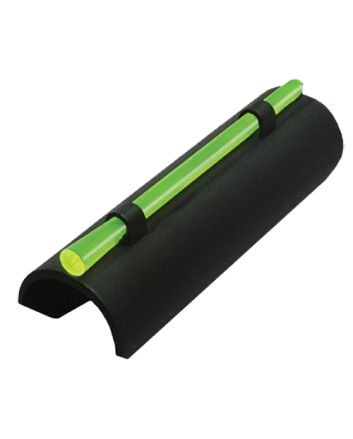 HiViz MPB MPB Plain Barrel Snap-On Front SightBlack | Green/Red Fiber Optic