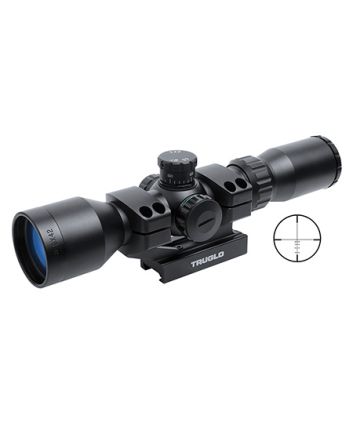 Truglo TG8539TL Tru-Brite 30 3-9x 42mm Obj 28.8-12.1 ft @ 100 yds FOV 1" Tube Black Matte Finish Illuminated Duplex Mil-Dot