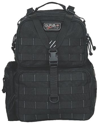 GPS Bags T1612BPB Tactical RangeBlack 1000D Nylon Teflon Coating 3 Handguns