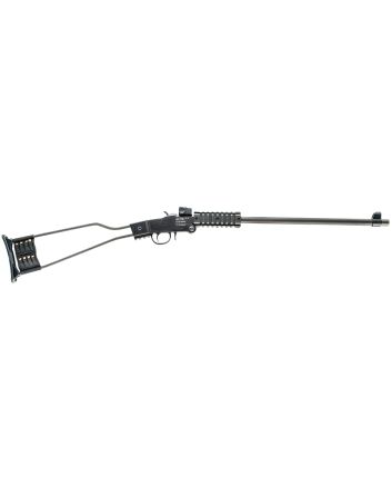 Chiappa Firearms 500092 Little BadgerFull Size 22 LR, 1 Shot 16.50" Black Cerakote Steel Barrel, Black Cerakote Quad Picatinny Receiver, Black Cerakote Wire Frame Stock, Right Hand
