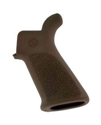 Hogue 15033 OverMolded Beavertail Cobblestone Desert Tan Rubber Pistol Grip for AR-15, M16