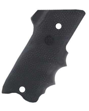 Hogue 82060 Rubber GripBlack with Finger Grooves &amp; Right Hand Finger Rest for Ruger Mark II, III