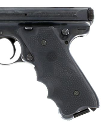 Hogue 82070 Rubber GripBlack with Finger Grooves &amp; Left Hand Thumb Rest for Ruger Mark II, III