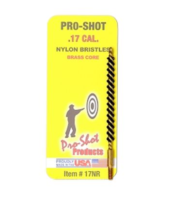Pro-Shot 7NR Bore Brush7mm Rifle #8-32 Thread Nylon Bristles Brass Core