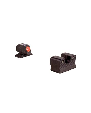 Trijicon 600619 HD Night SightsGreen/Tritium Orange Outline Front Sight-Green Tritium Black Outline Rear Sight Beretta 92A1/96A1