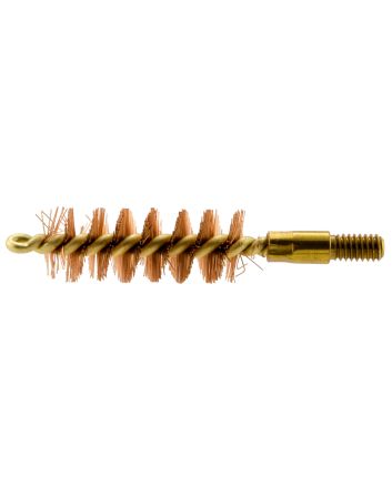 Pro-Shot 10P Bore Brush.40/ 10mm Cal Pistol #8-32 Thread Bronze Bristles Brass Core