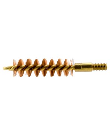 Pro-Shot 9P Bore Brush9mm Pistol #8-32 Thread Bronze Bristles Brass Core