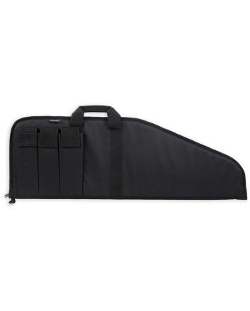 Bulldog BD49943 Pit Bull43" Black Floatable Water Resistant Nylon, Tricot Lining, 3 Velcro Exterior Magazine Pouches, Soft Padding