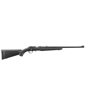 Ruger 8301 American RimfireFull Size 22 LR 10+1 22" Satin Blued Alloy Steel Barrel, Drilled &amp; Tapped Receiver, Black Synthetic Adjustable Stock, Right Hand