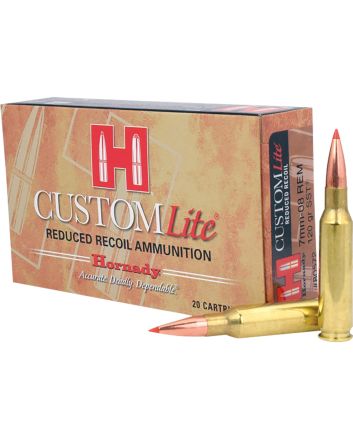 Hornady 80572 Custom Lite7mm-08Rem 120gr Super Shock Tip 20 Per Box/10 Case