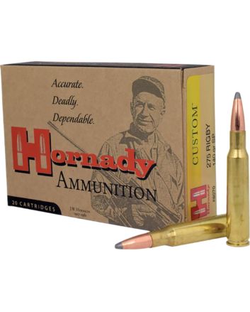Hornady 8070 Custom275Rigby 140gr InterLock Spire Point 20 Per Box/10 Case