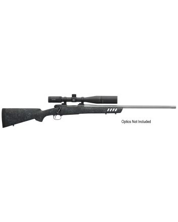 Winchester Guns 535207277 70 Coyote Light 325 WSM 3+1 24" Black w/Gray Webbing Fixed Bell &amp; Carlson w/Aluminum Bedding Stock Blued Right Hand