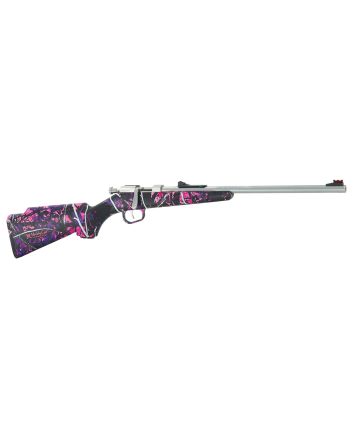 Henry H005MG Mini Bolt Youth 22 Short/ 22 Long/ 22 LR 1rd16.25" Matte Stainless Barrel &amp; Receiver, Muddy Girl Synthetic Stock Right Hand