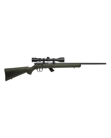 Savage Arms 26721 Mark II FXP 22 LR Caliber with 5+1 Capacity, 21" Barrel, Matte Blued Metal Finish &amp; OD Green Synthetic Stock Right Hand (Full Size) Includes 3-9x40mm Scope