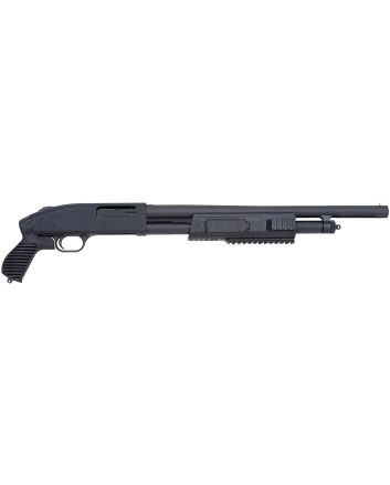 Mossberg 57340 500 JIC FLEX 12 Gauge 5+1 3" 18.50" Cylinder Bore Steel Barrel, Matte Blued Metal Finish, Synthetic Flex Pistol Grip Stock, Includes Custom Carry Case