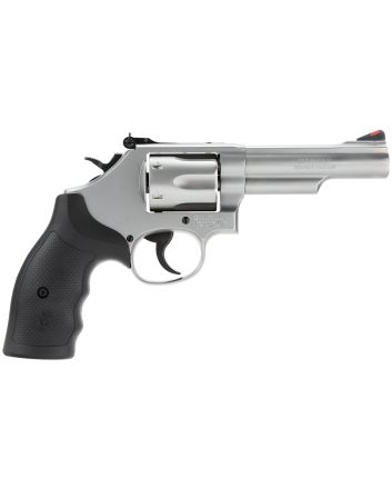 Smith &amp; Wesson 162662 Model 66357 Mag or 38 S&amp;W Spl +P Stainless Steel 4.25" Barrel, 6 Shot Matte Stainless Steel K-Frame, Red Ramp Front/White Outline Rear Sights, Internal Lock