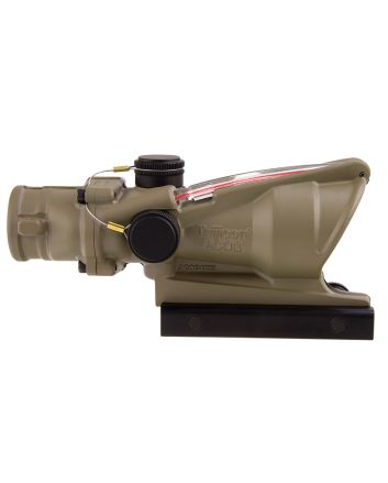 Trijicon 100310 ACOGFlat Dark Earth 4x32mm Illuminated Red Chevron .223/5.56 BDC Reticle