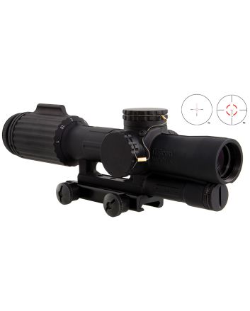 Trijicon 1600001 VCOGBlack Hardcoat Anodized 1-6x 24mm LED Red Segmented Circle w/Crosshair 223 77gr Reticle