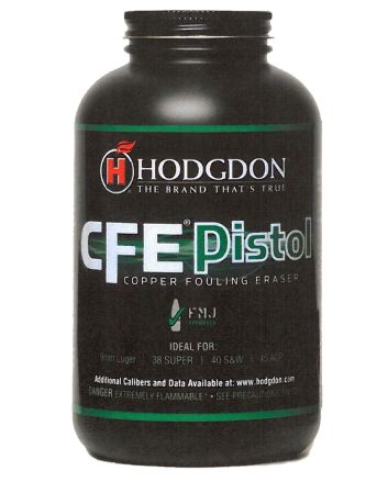 Hodgdon PST1 Spherical CFE Smokeless Pistol Powder 1 lb