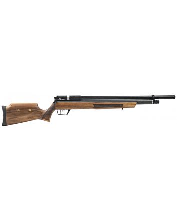 Benjamin BP2264W MarauderPCP 22 Pellet 10+1 Shot Black Black Receiver Hardwood Fixed w/Adj Comb Stock