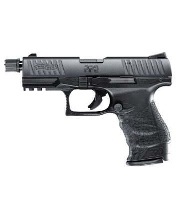 Walther Arms 5100304 PPQ M2 SD Tactical 22 LR 10+1 4" Threaded Steel Barrel, Matte Black Tenifer Serrated/Steel Slide, Black Polymer Frame w/Picatinny Rail, Black Polymer Grips