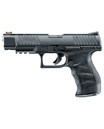 Walther Arms 5100302 PPQ M2 22 LR 12+1 5" Threaded Steel Barrel, Matte Black Tenifer Serrated/Steel Slide, Black Polymer Frame w/Picatinny Rail, Black Polymer Grips