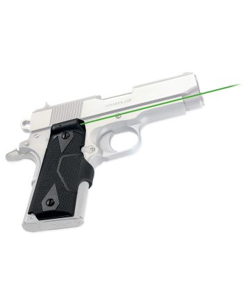 Crimson Trace 0141101 LG-404G Front Activation Green LasergripsBlack 1911 Compact