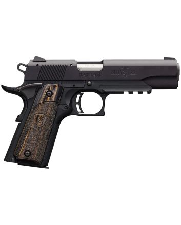 Browning 051816490 1911-22 Black Label Full Size Frame 22 LR 10+1, 4.25" Stainless Steel Barrel, Matte Black Serrated Slide &amp; Polymer Frame w/Beavertail &amp; Picatinny Rail