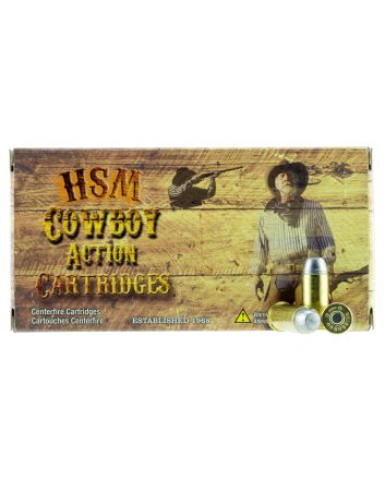 HSM 44R1N Cowboy Action44 Russian 200 gr Round Nose Flat Point 50 Per Box/ 10 Case