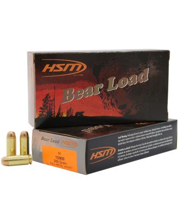 HSM 10MM8N Training10mm Auto 200 gr Full Metal Jacket 50 Per Box/ 20 Case