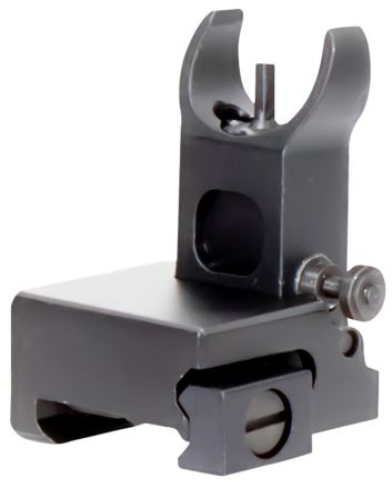 Aim Sports MT200 AR Low Profile Front Flip Up SightBlack Anodized Low Profile for AR-15