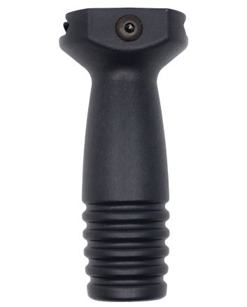 Ergo 4253BK Pop Bottle Vertical Forward Grip Black Polymer, Ribbed Lower for Picatinny Rail