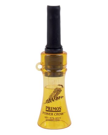 Primos 330 Power CrowOpen Call Crow Sounds Attracts Crow/Turkey Black/Yellow Plastic