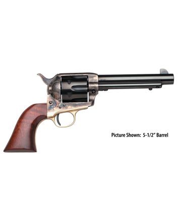 Taylors &amp; Company 550835 Ranch Hand45 Colt (LC) Caliber with 4.75" Blued Finish Barrel, 6rd Capacity Blued Finish Cylinder, Color Case Hardened Finish Steel Frame &amp; Walnut Grip